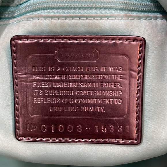 Coach Poppy Op Art Signature Tote - Picture 10 of 12